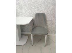 Стул на металлокаркасе Kora green / black фото покупателя 83