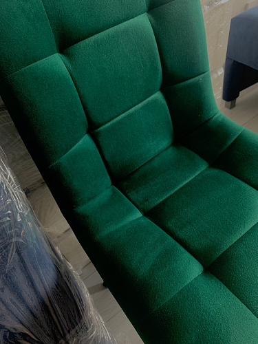 Стул на металлокаркасе Чилли синяя ткань / белый фото покупателя 182