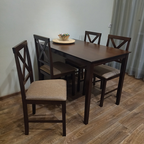 Обеденный комплект Hudson (Хадсон) espresso фото покупателя 15