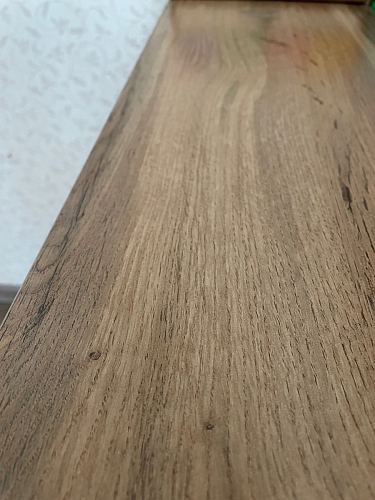 Письменный стол Клер Лофт дуб делано темный / черный матовый фото покупателя 56