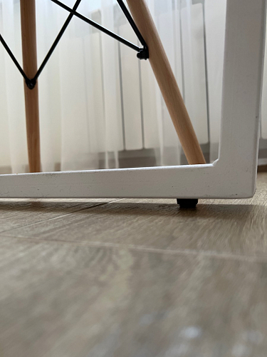 Стол Лота Лофт 120 32 мм бетон / черный матовый фото покупателя 521