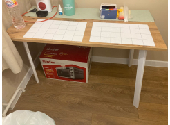 Стол Тринити Лофт 120 32 мм бетон / черный матовый фото покупателя 214