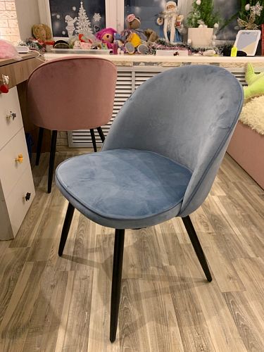 Стул на металлокаркасе Dodo blue фото покупателя 56