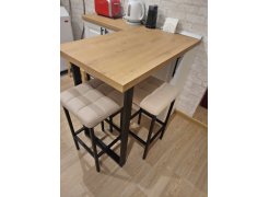 Барный стул Лофт кожзам d1 / черный матовый фото покупателя 256