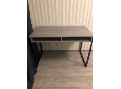 Письменный стол Леон Лофт дуб делано темный / черный матовый фото покупателя 120