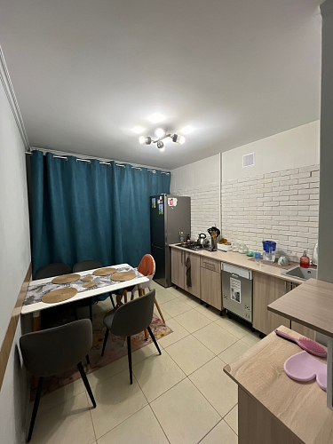 Стул на металлокаркасе Gabi 1 light blue / black / gold фото покупателя 563