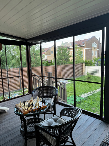 Кофейный комплект из ротанга Pelangi/Пеланги walnut грецкий орех фото покупателя 4