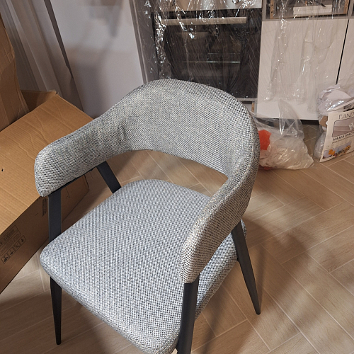 Стул на металлокаркасе Twin gray / black фото покупателя 50