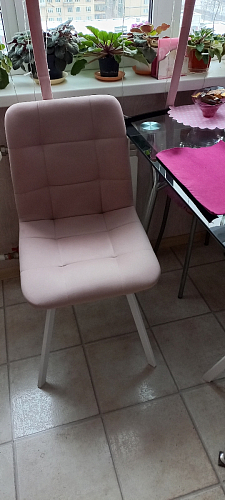 Комплект стульев Чилли 2 шт бежевый / черный фото покупателя 343