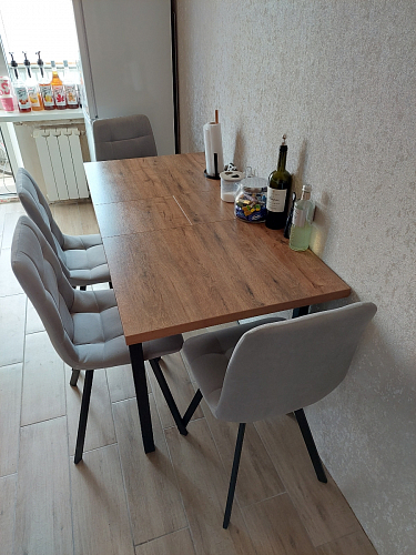 Стул на металлокаркасе Чилли зеленый / белый каркас фото покупателя 71