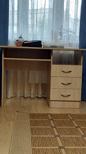 Стол письменный Бриз МДФ волна лайм / ясень светлый фото покупателя 99