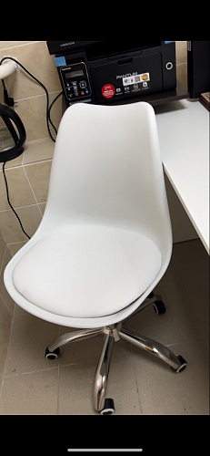 Компьютерное кресло Kolin с подушкой clear / white фото покупателя 117