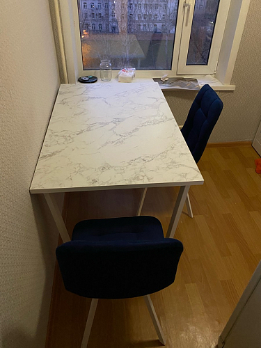 Стул на металлокаркасе Чилли черный / зеленый фото покупателя 1408