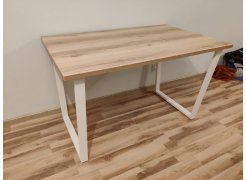 Деревянный стол Барон О 200 х 90 черная пленка шагрень / белый фото покупателя 52