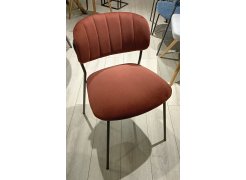 Стул на металлокаркасе Carol терракотовый из шоурума 2