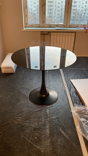 Стол Tulip 90 black фото покупателя 7