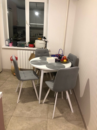 Стул на металлокаркасе Челси К крутящийся бирюзовый / черный фото покупателя 121