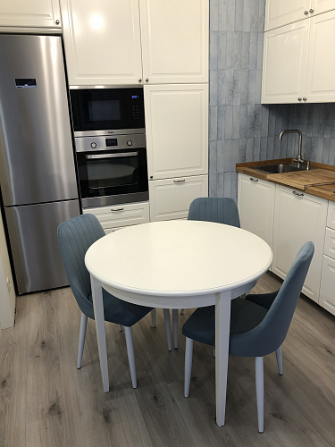 Стул на металлокаркасе Kora green / black фото покупателя 2