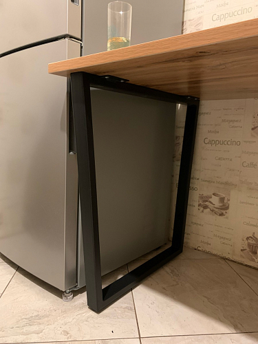 Деревянный стол Лота Лофт 120x75 дуб крафт табачный / черный матовый фото покупателя 877