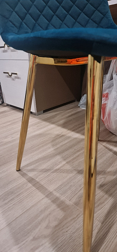 Стул на металлокаркасе Dabl 01 champagne / gold фото покупателя 146