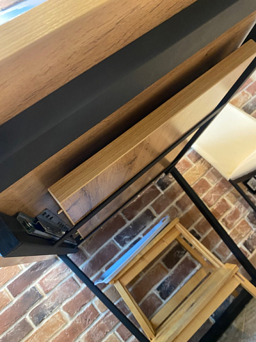 Стол раскладной Лота Лофт 120 25 мм юта / черный матовый фото покупателя 915