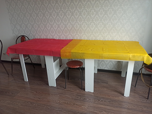 Стол обеденный раздвижной СтК7 дуб молочный фото покупателя 191