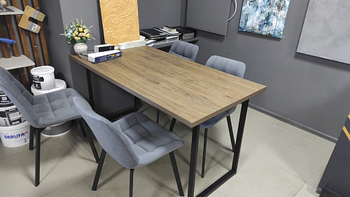 Стул на металлокаркасе Челси К бирюзовый / черный фото покупателя 169