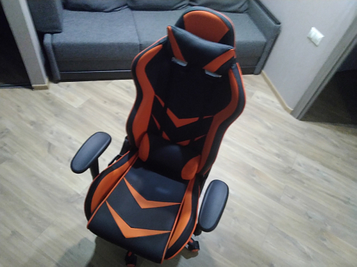 Компьютерное кресло Racer черный / красный / бежевый фото покупателя 95