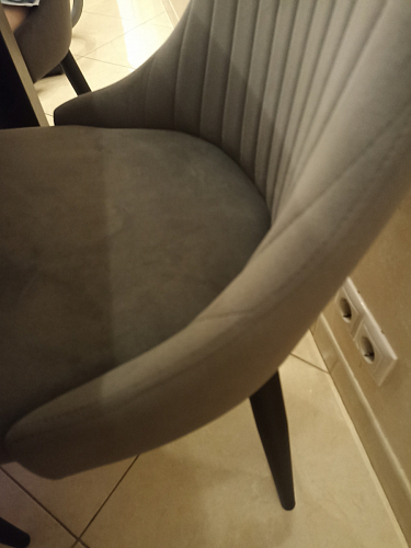 Стул на металлокаркасе Kora dark gray / black фото покупателя 292