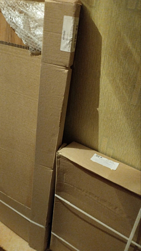 Деревянный стол Лота Лофт 120х75 белый матовый / дуб крафт золотой фото покупателя 647