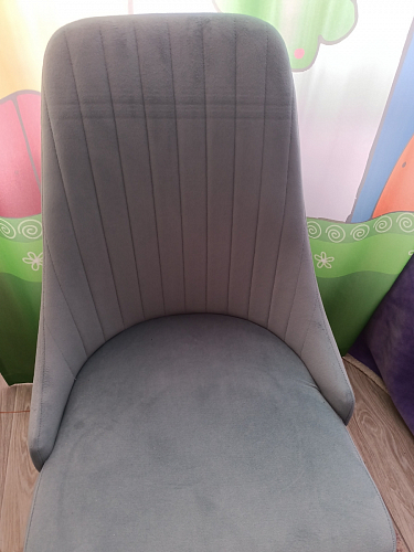 Стул на металлокаркасе Kora green / black фото покупателя 29