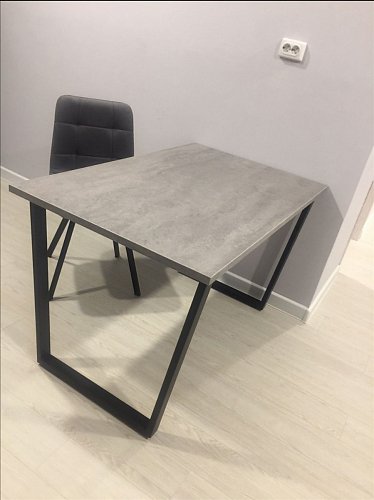 Деревянный стол Лота Лофт 140х80 дуб крафт табачный / черный матовый фото покупателя 806