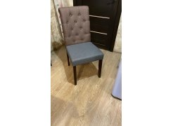 Деревянный стул Amelia 01 dark walnut / fabric cream фото покупателя 2