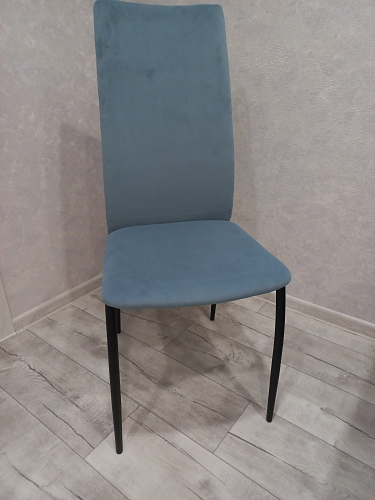 Стул на металлокаркасе Tod light blue / yellow / black фото покупателя 33