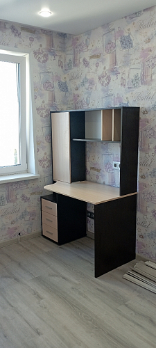 Письменный стол КСТ-16 левый венге / беленый дуб фото покупателя 108