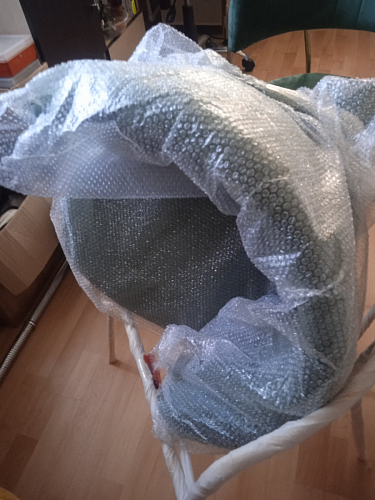 Стул на металлокаркасе Kamelia 1 beige / gold фото покупателя 8