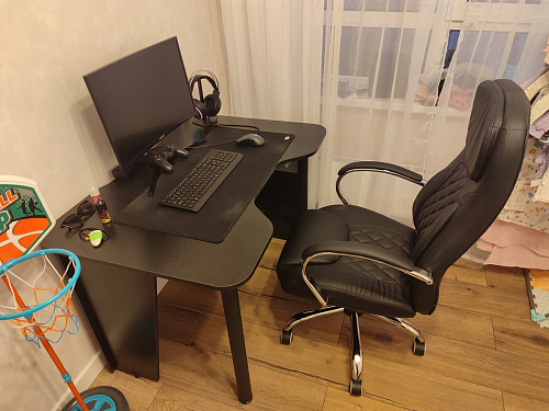 Компьютерное кресло Tron black фото покупателя 24