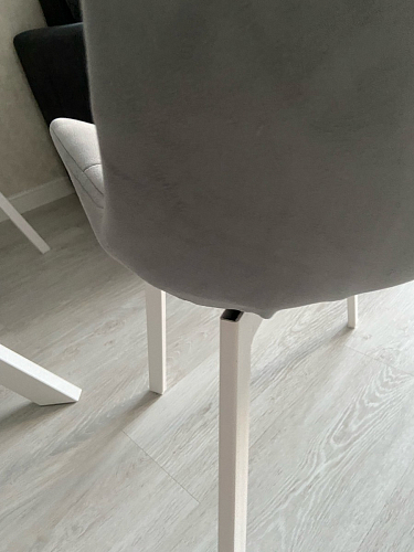 Стул на металлокаркасе Челси морская волна / черный фото покупателя 156