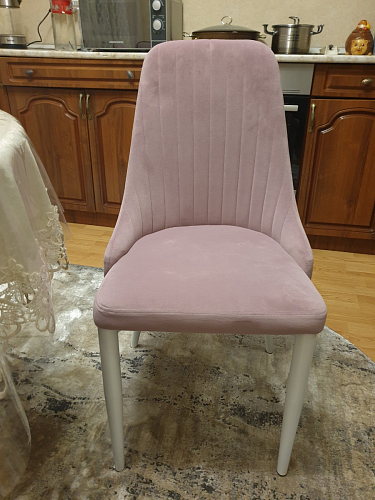 Стул на металлокаркасе Kora dark gray / black фото покупателя 220