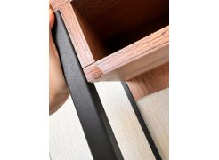 Письменный стол Леон Лофт бетон / черный матовый фото покупателя 9