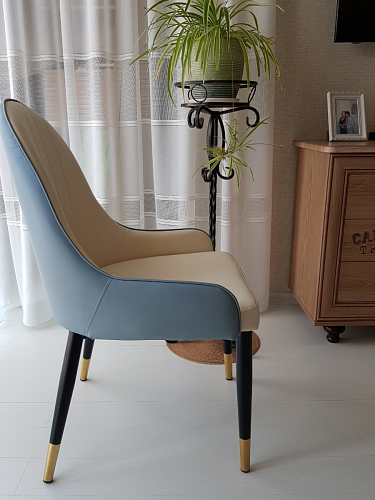 Стул на металлокаркасе Rendal light blue / white фото покупателя 6