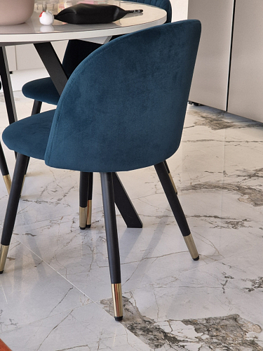 Стул на металлокаркасе Gabi 1 light purple / black фото покупателя 613