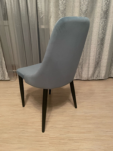 Стул на металлокаркасе Kora light purple / black фото покупателя 25