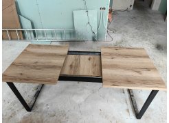 Стол Лота Лофт 140 25 мм черный матовый / бетон фото покупателя 299