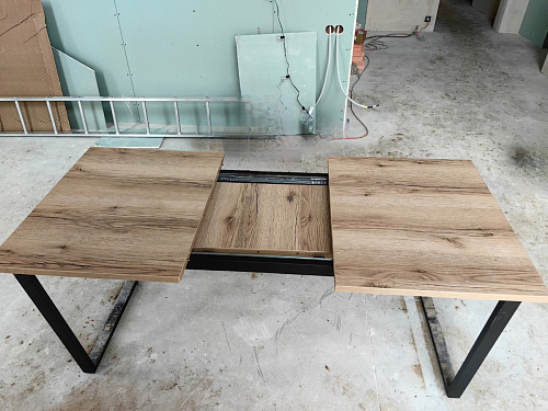 Стол Лота Лофт 140 25 мм черный матовый / бетон фото покупателя 299