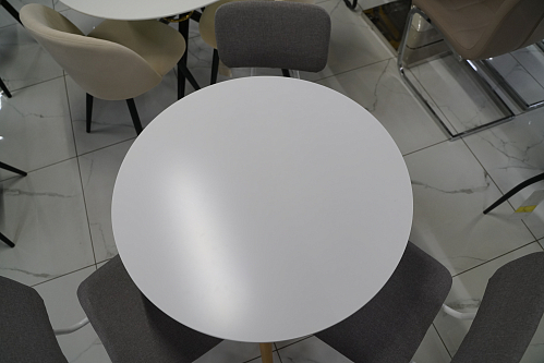 Стол Lorini 80 white / wood из шоурума 3