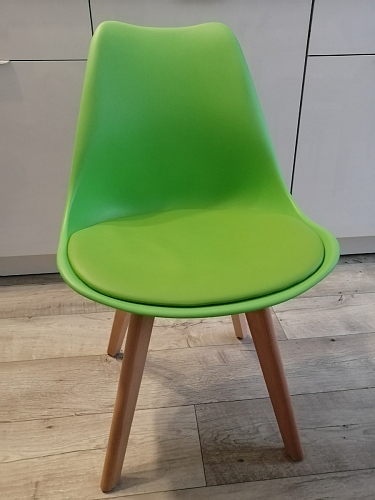 Деревянный стул Bonuss темно-серый / черное сидение / черный фото покупателя 12