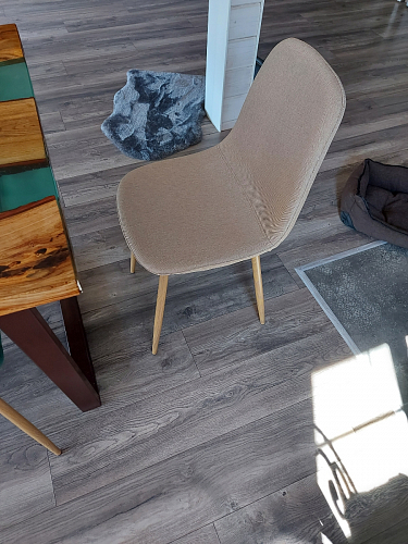Стул на металлокаркасе Lilu dark grey / black фото покупателя 107