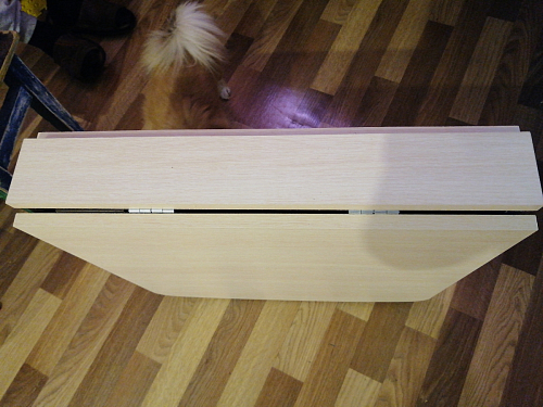 Стол-книжка СтК6 венге / дуб молочный высота 54 см фото покупателя 126