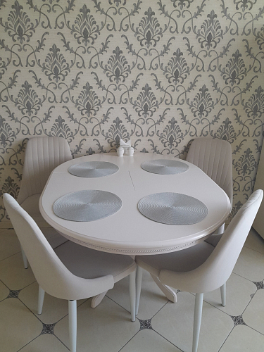 Стул на металлокаркасе Kora black / gray фото покупателя 18